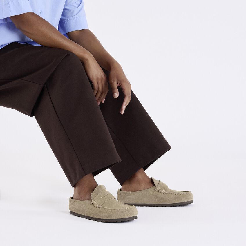 M Naples Wrapped Taupe Suede 1029675