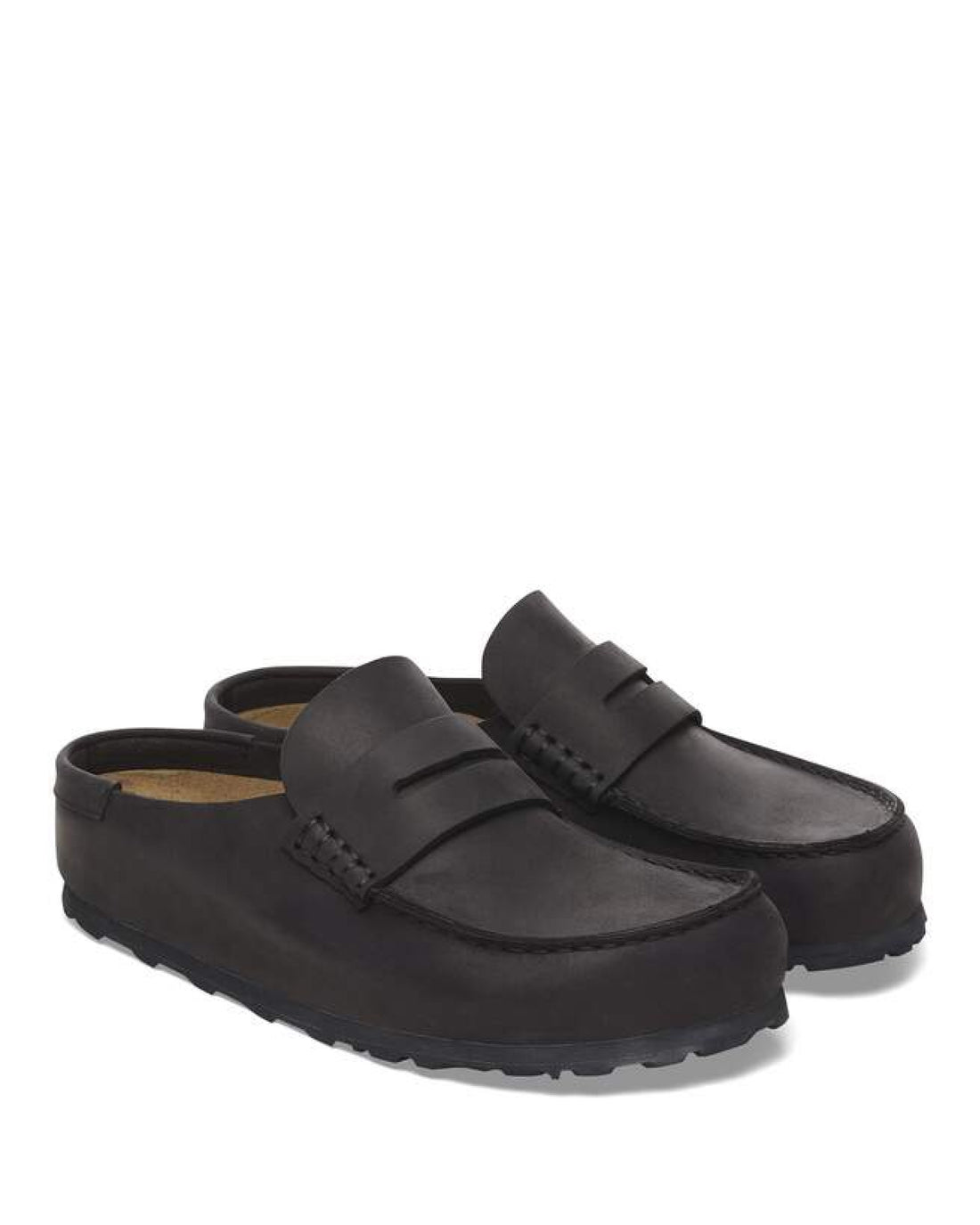 M Naples Wrapped Black Oiled Leather 1029711