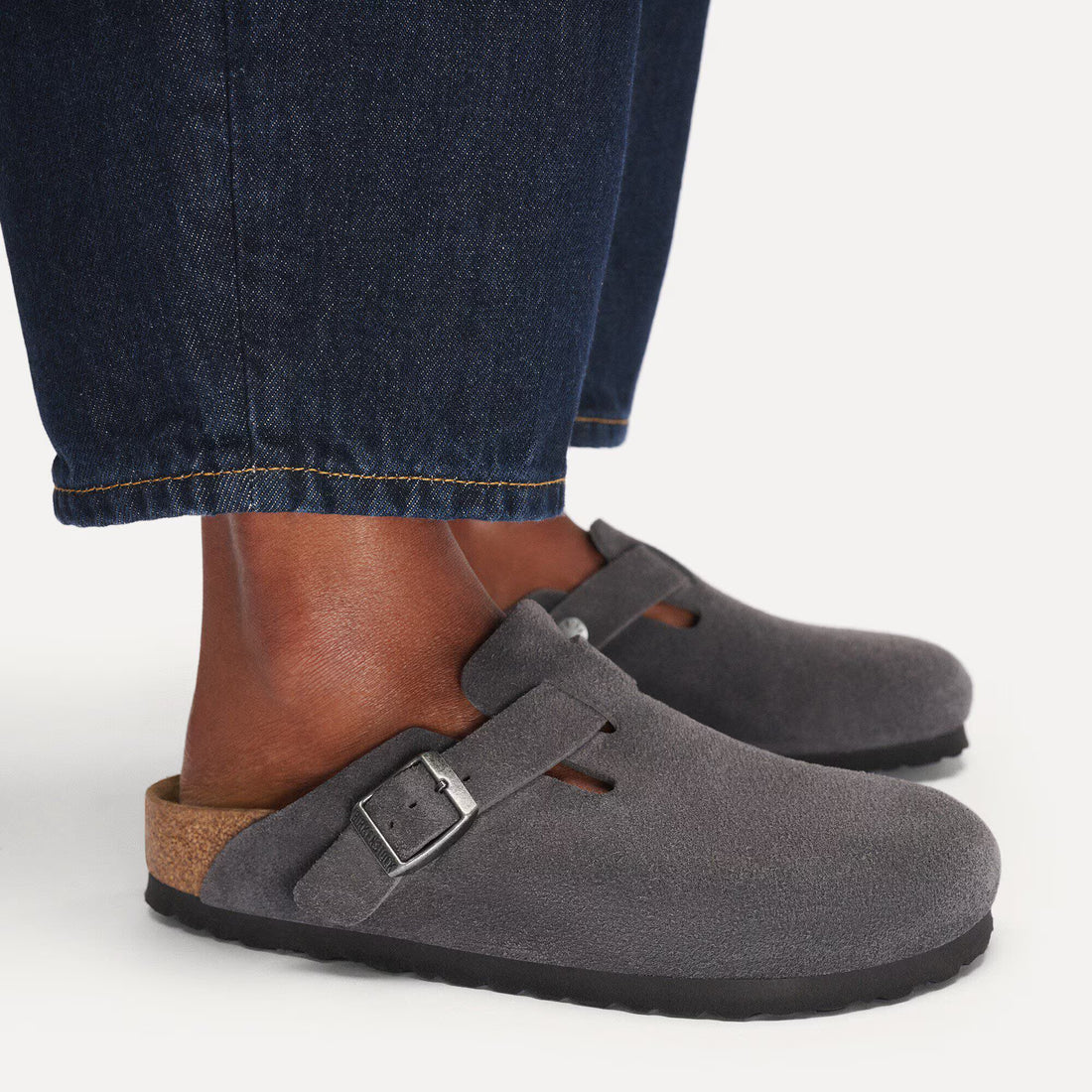 M Boston Charcoal Suede 1031676