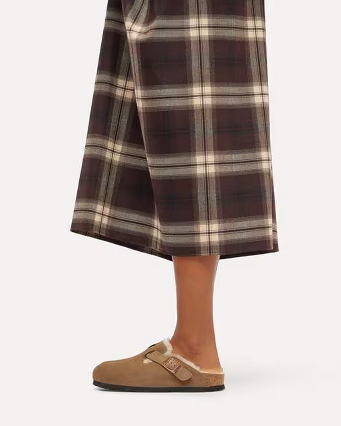 M Boston Shearling Dark Tea Suede/Leather 1032440