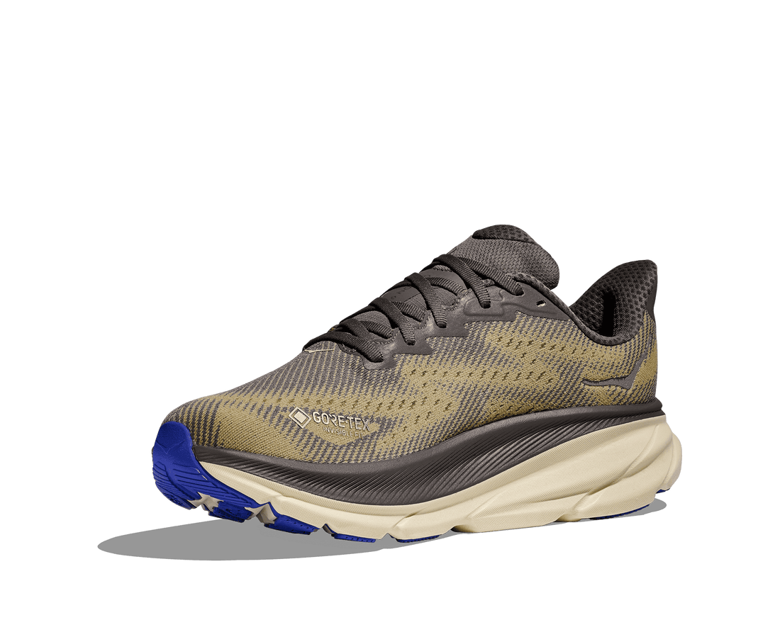 M Clifton 9 GTX Gravel/Eggshell 1141470F-GVLG