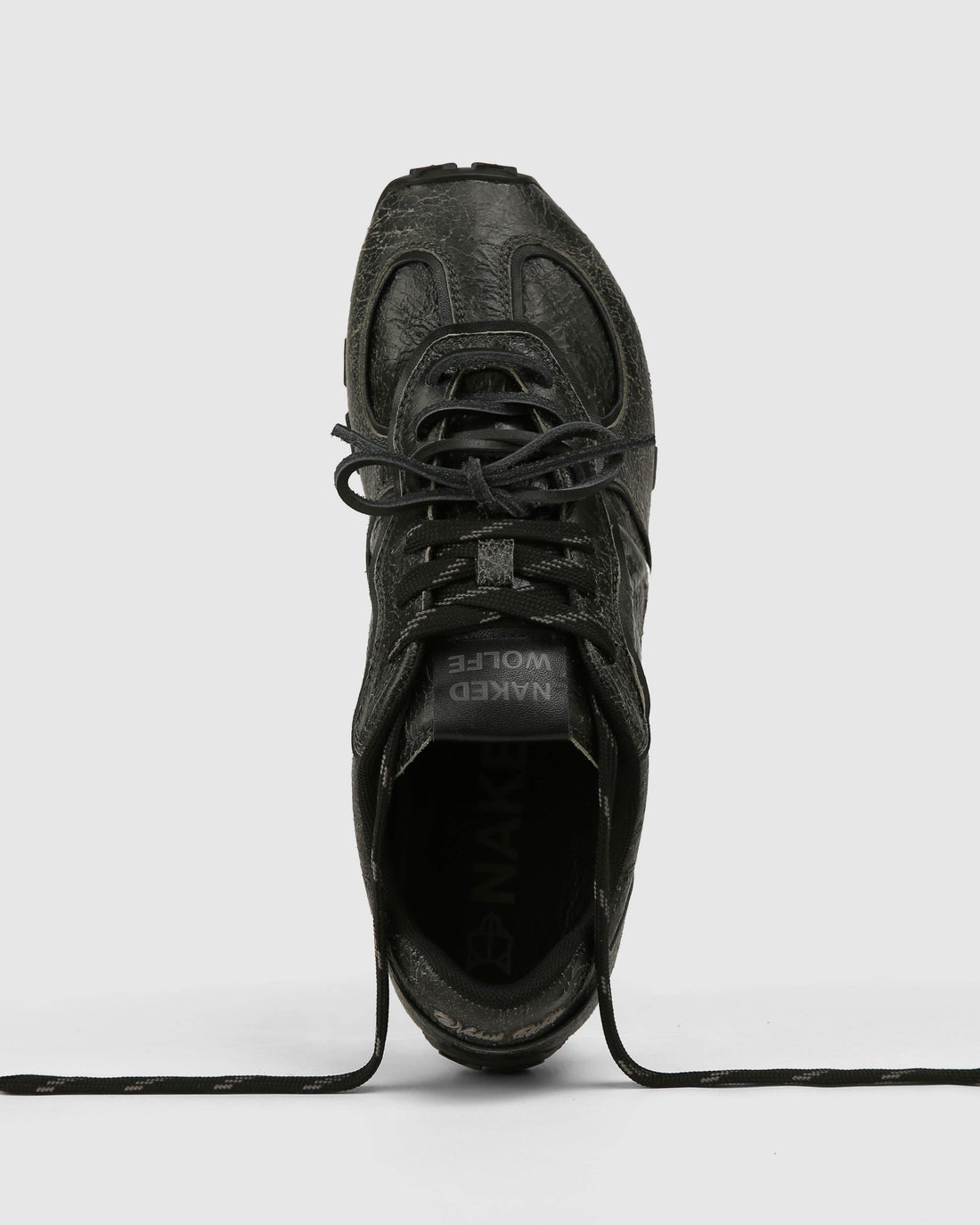 Lightning Grey Distress Leather