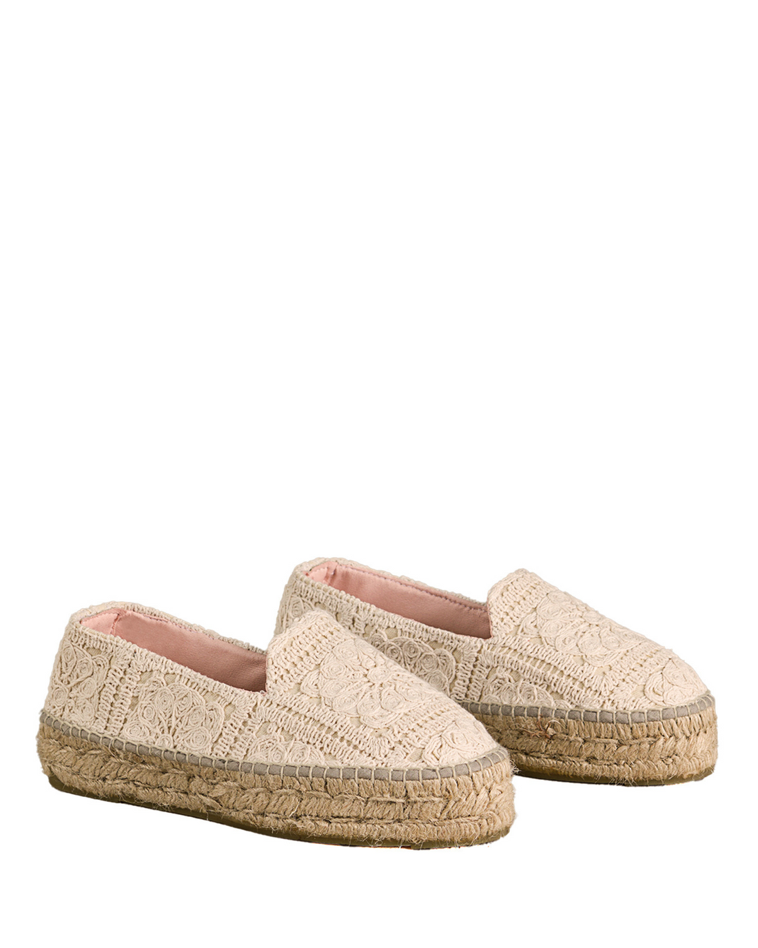 Double Sole Lace Espadrilles