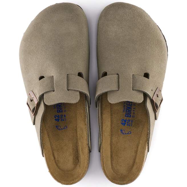 M Naples Wrapped Taupe Suede Slip On Moccasin