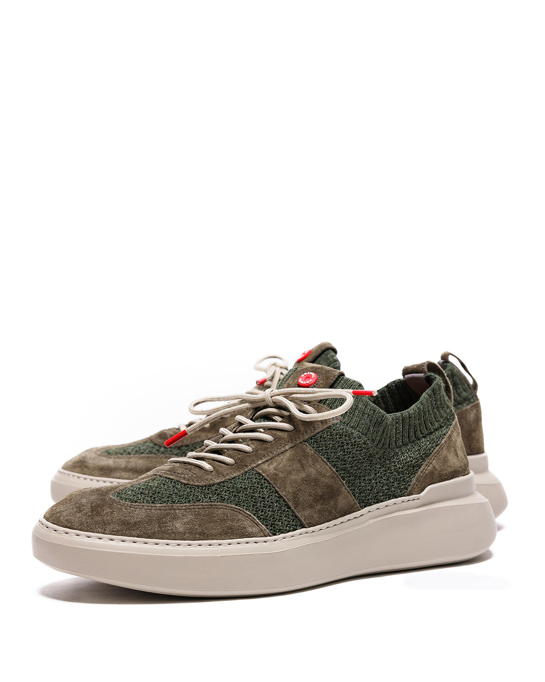 Ronda Knit/Suede Khaki