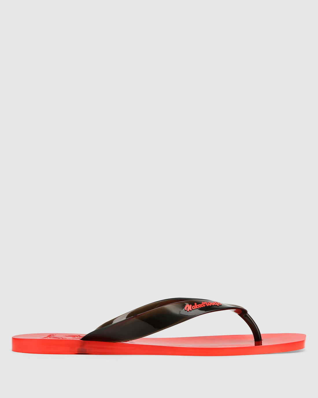 The Surfing Thong Black/Red Jelly