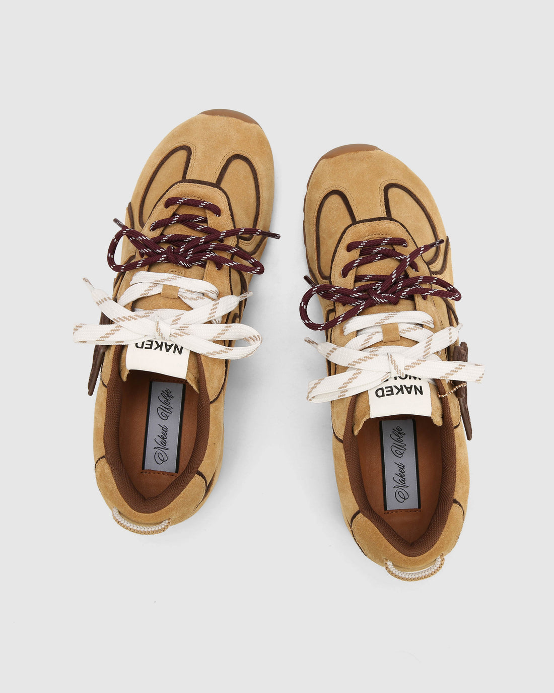 Ace M Yellow Taupe Suede