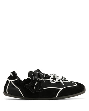 Soul Black Hairy Suede