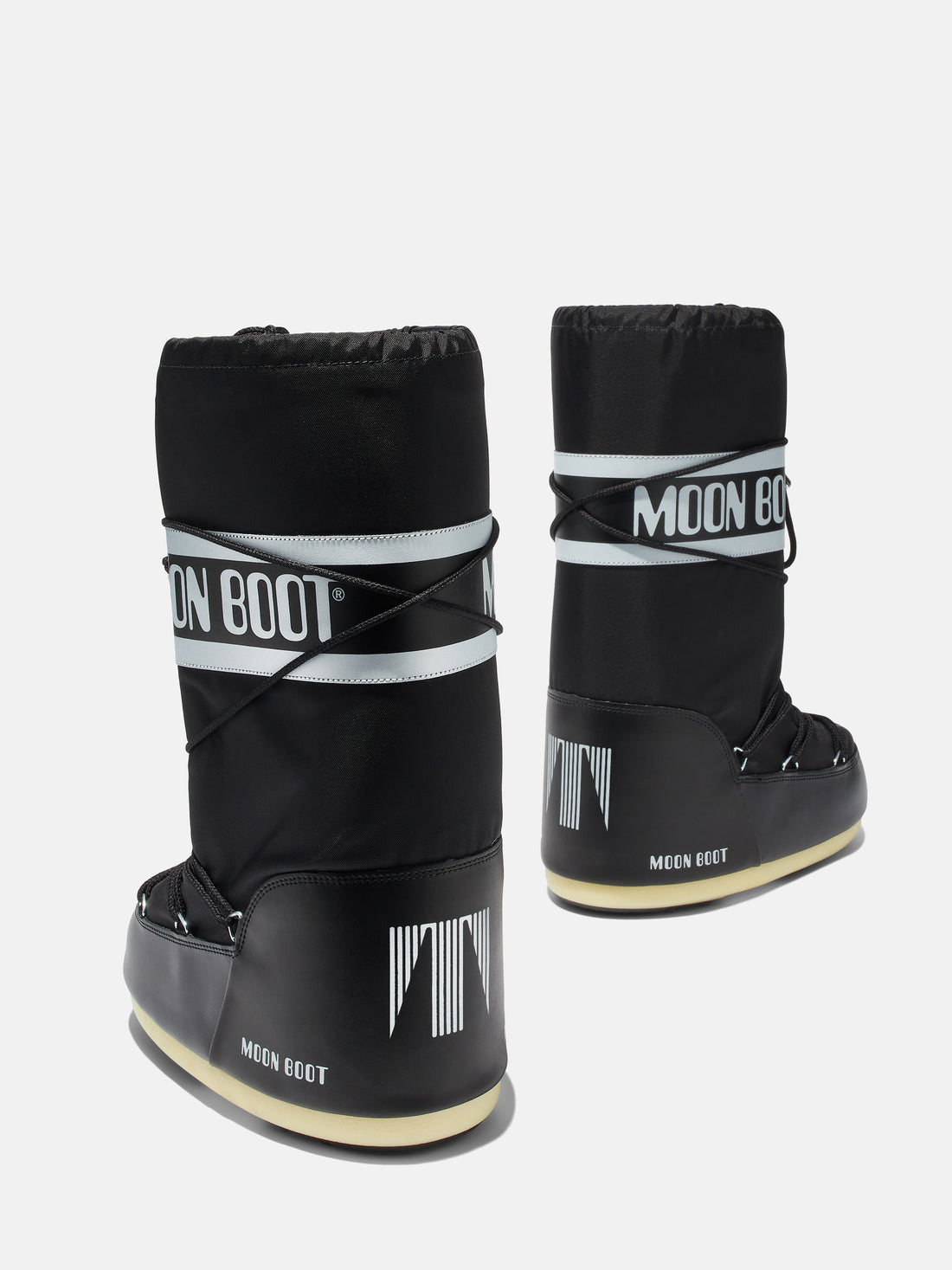 MB Icon High Black Nylon Boots