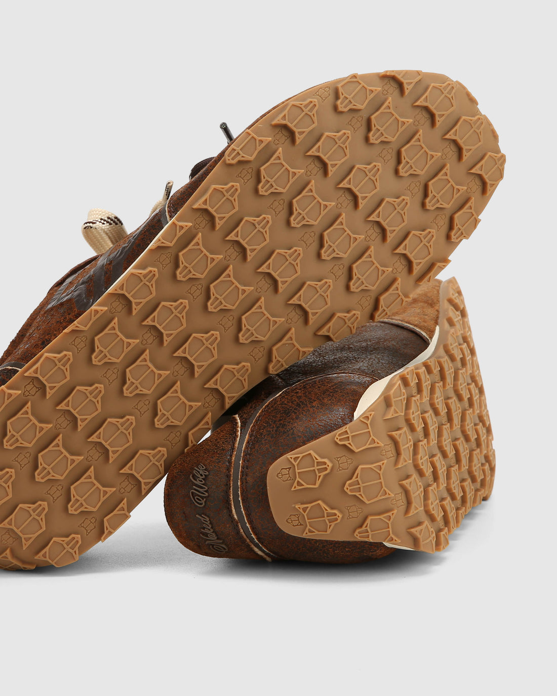 Lightning Brown Distress Leather