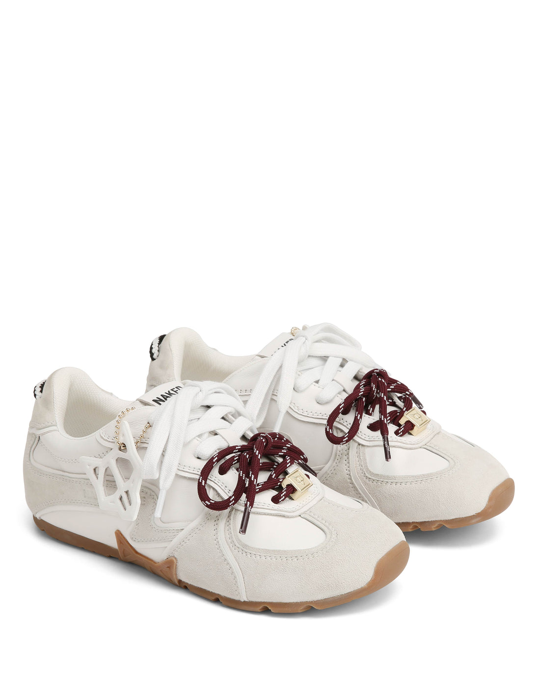 Adored White Suede/Leather
