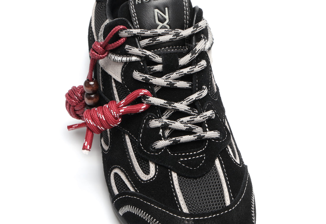 Alpha Black Suede