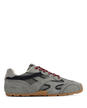 Alpha/Mesh-M Grey/Navy Suede