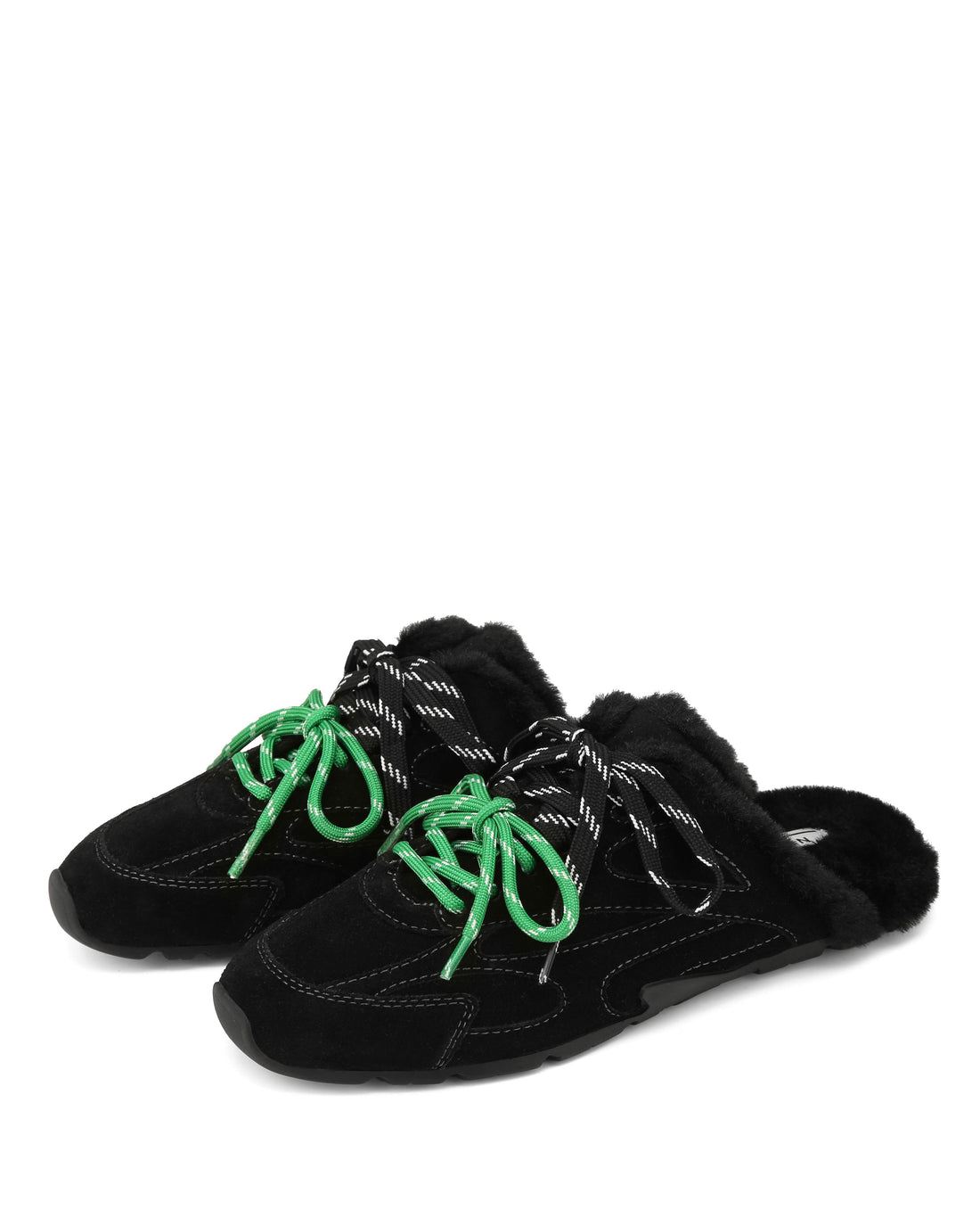 Antalope Mule Black Suede