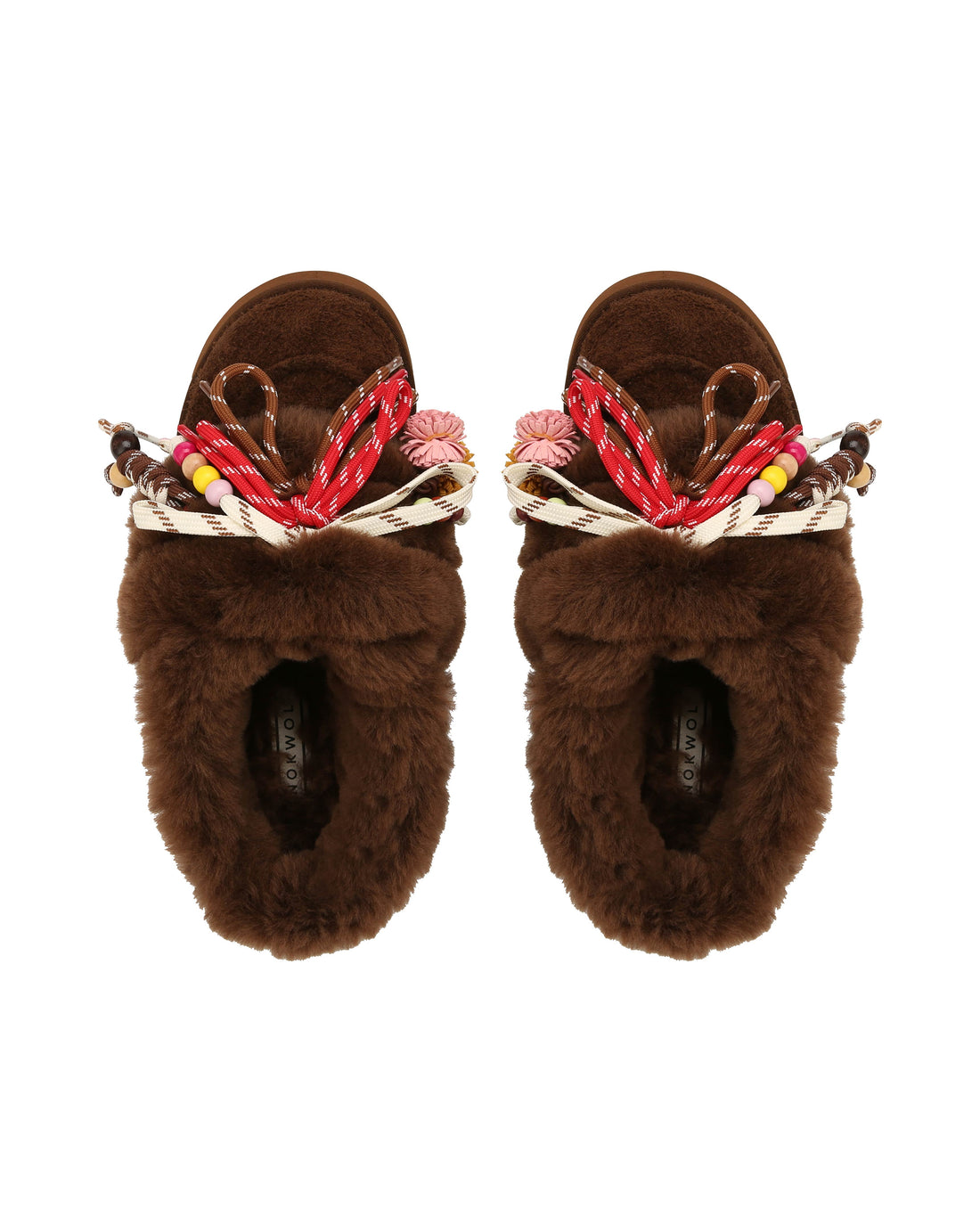 April Brown Hairy Suede
