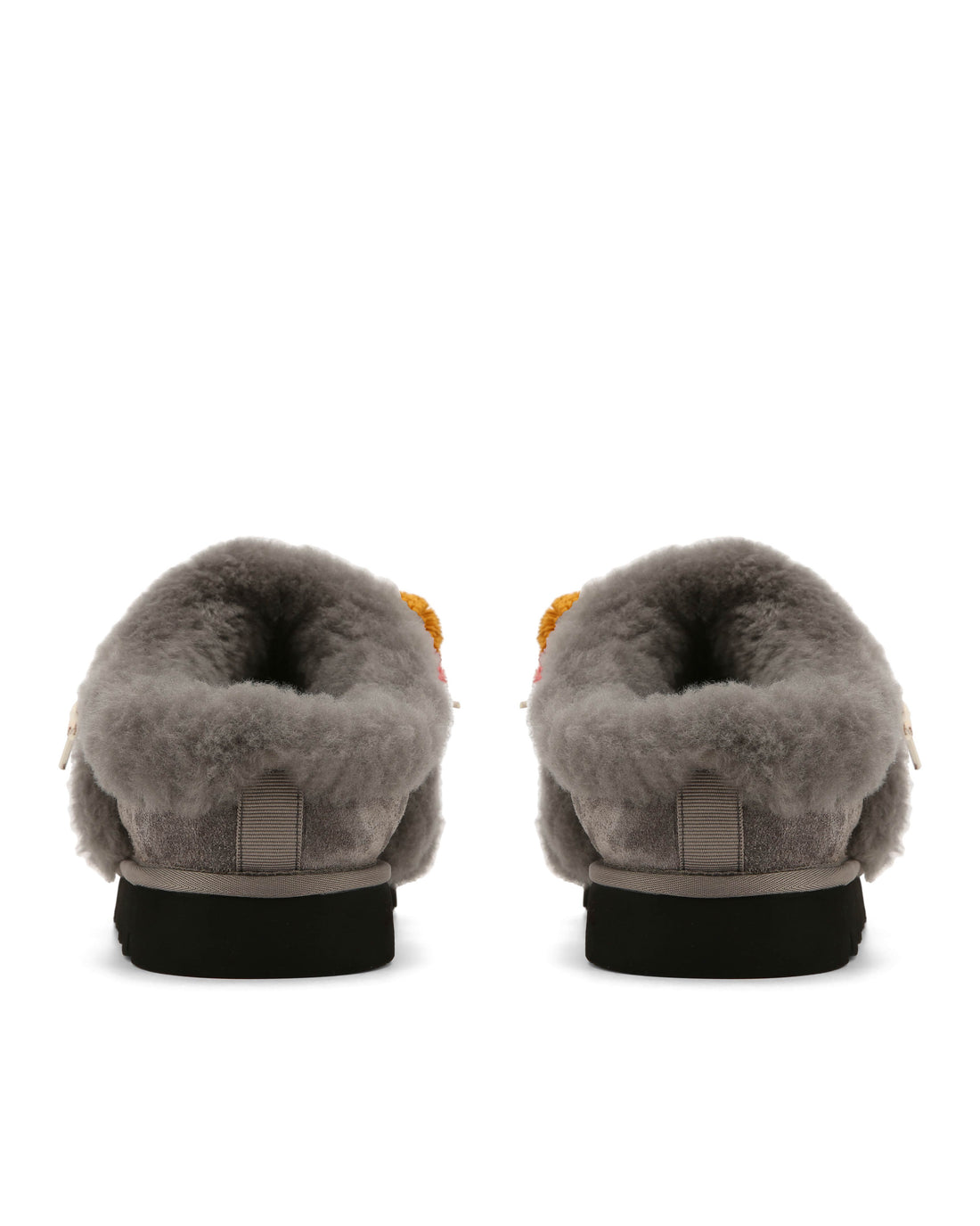 April Grey Hairy Suede