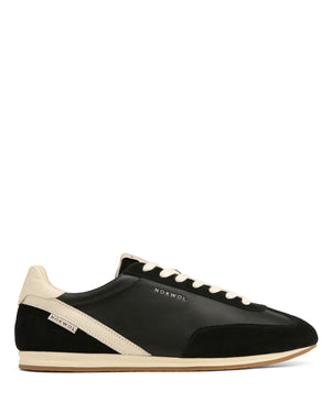 Ari-M Black/Off White Suede/Leather