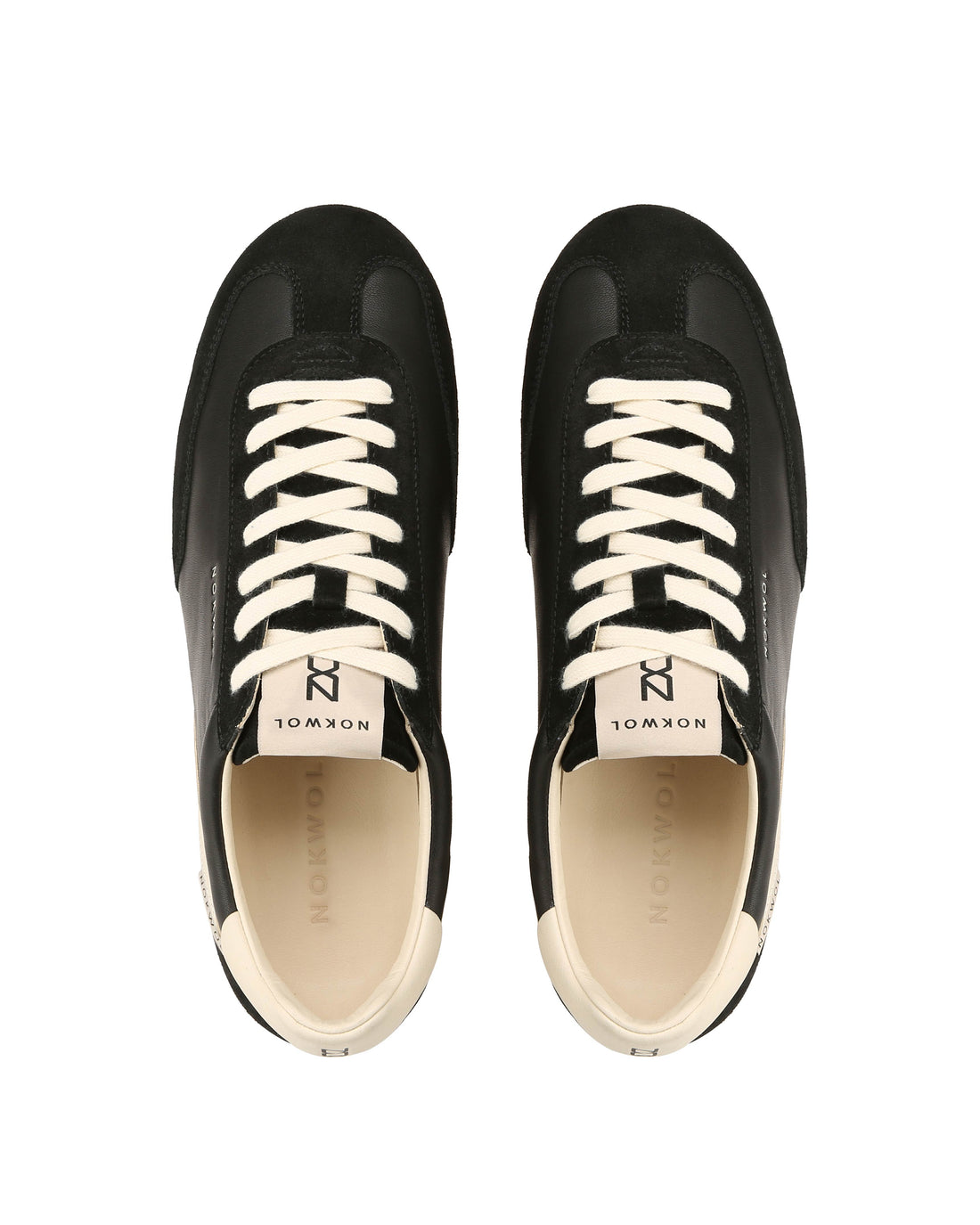 Ari-M Black/Off White Suede/Leather