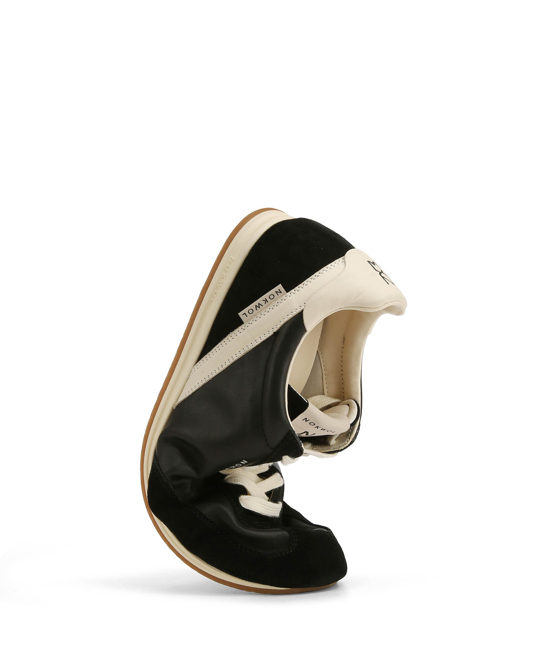 Ari-M Black/Off White Suede/Leather