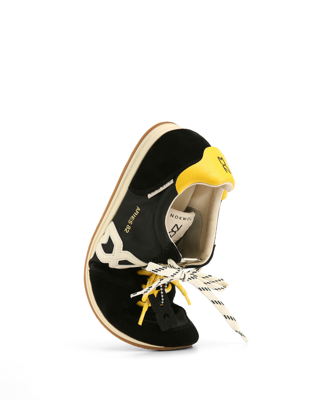 Aries 82 M Black/Yellow Suede/Nylon