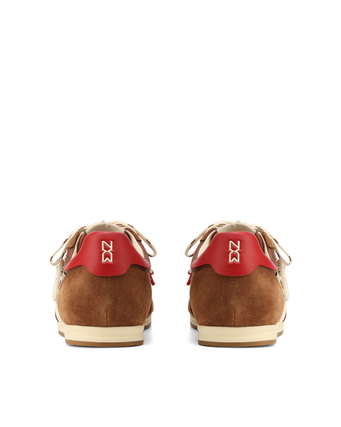 Aries 82 M Tan/Red/Off White Suede/Nylon