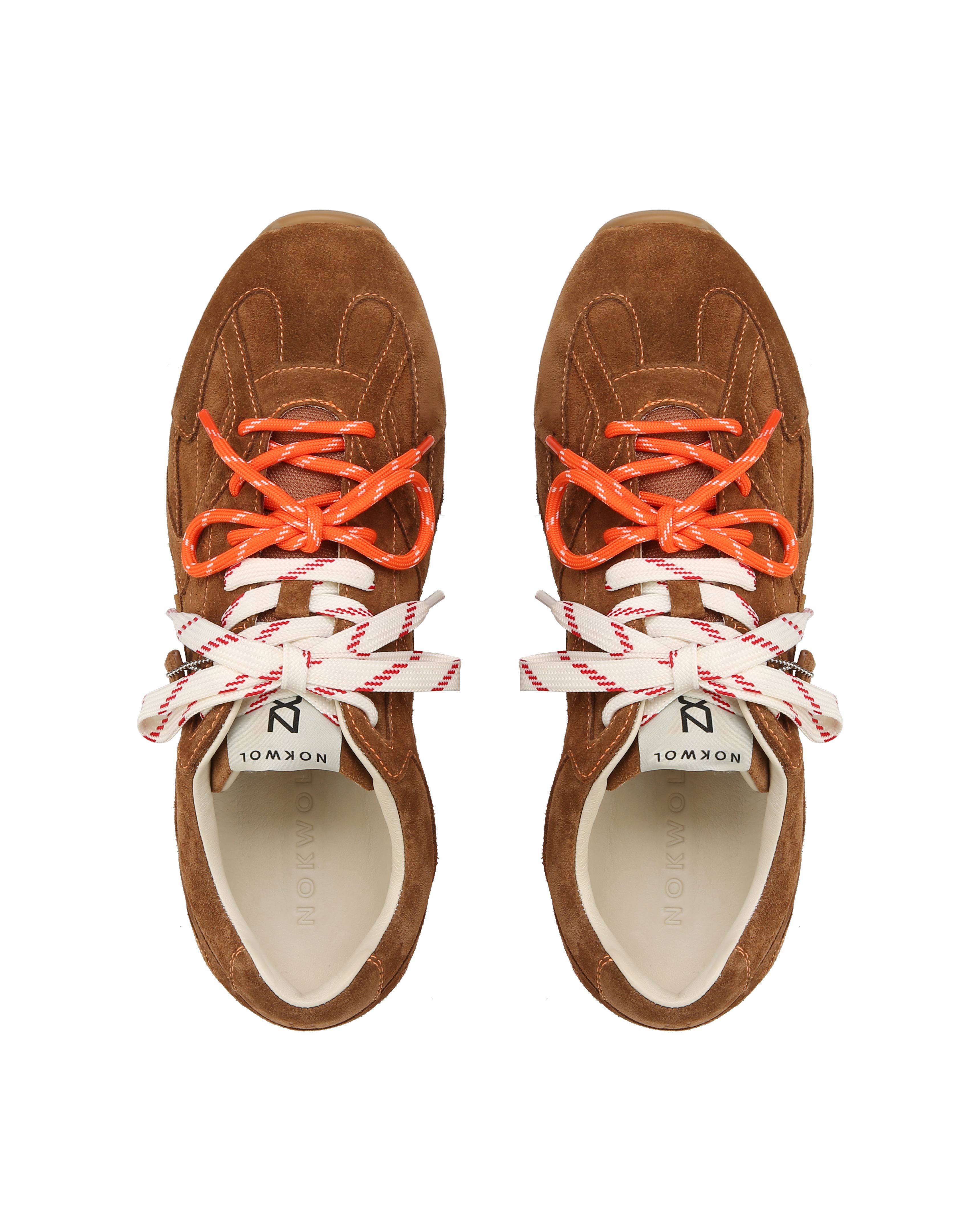 Nokwol Man September-M Brown Suede Sneakers | Nokwol