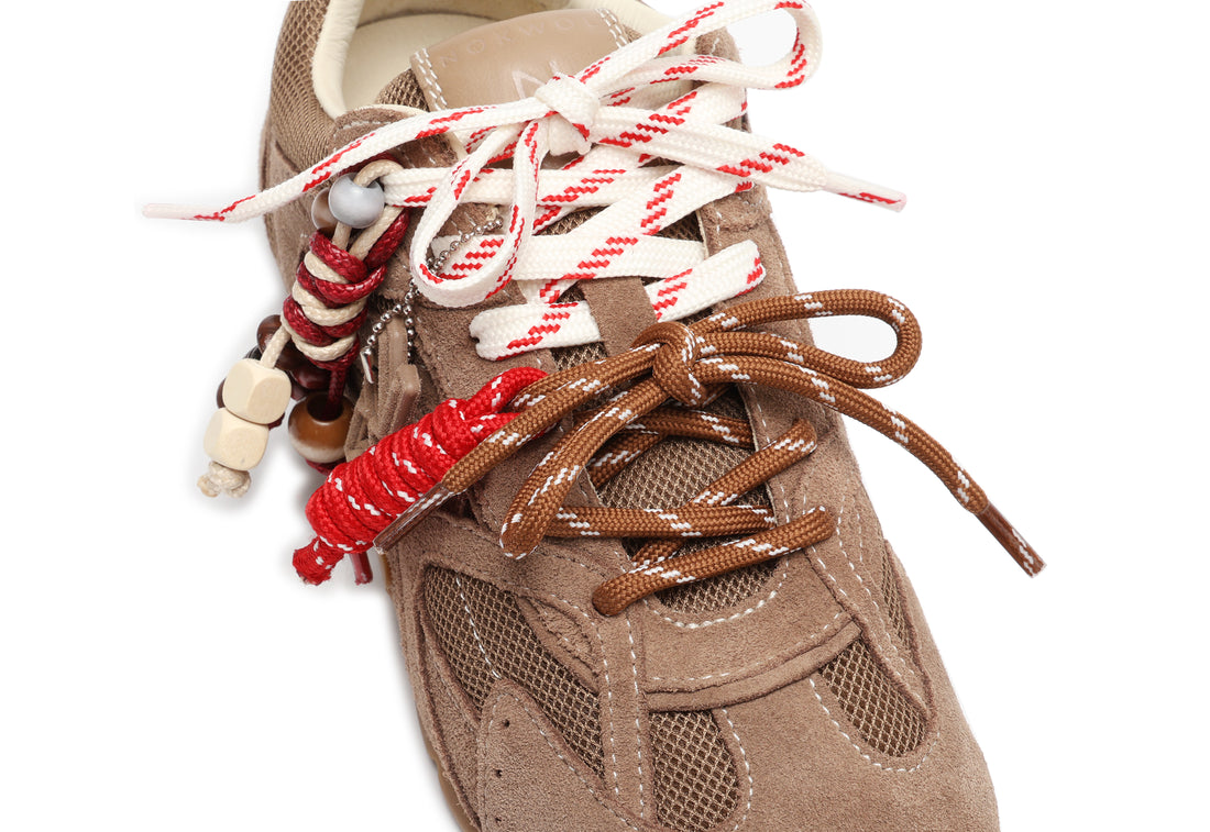 Atlas Mesh Mushroom Suede