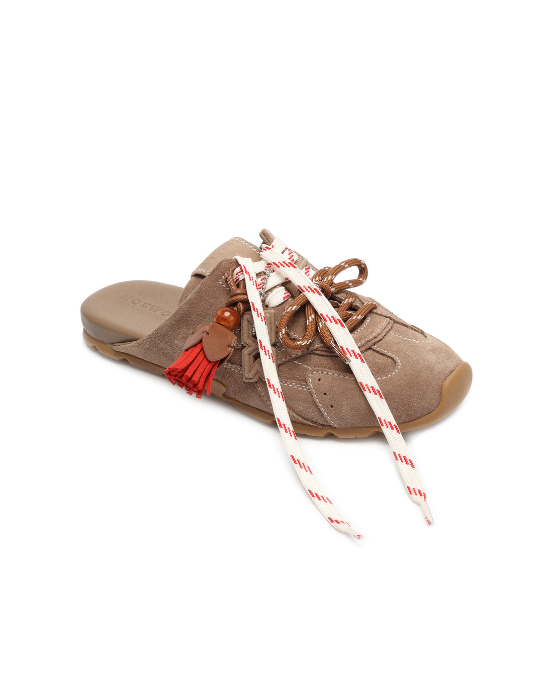 Atlas Slide Mushroom Suede