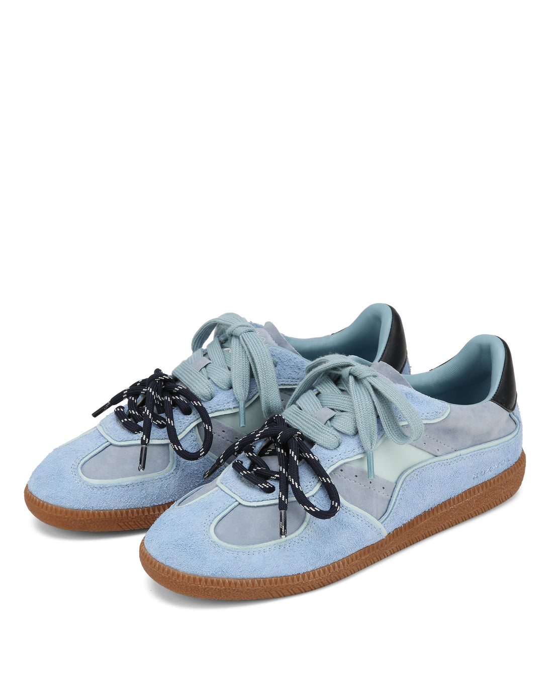 August Blue Hairy Suede