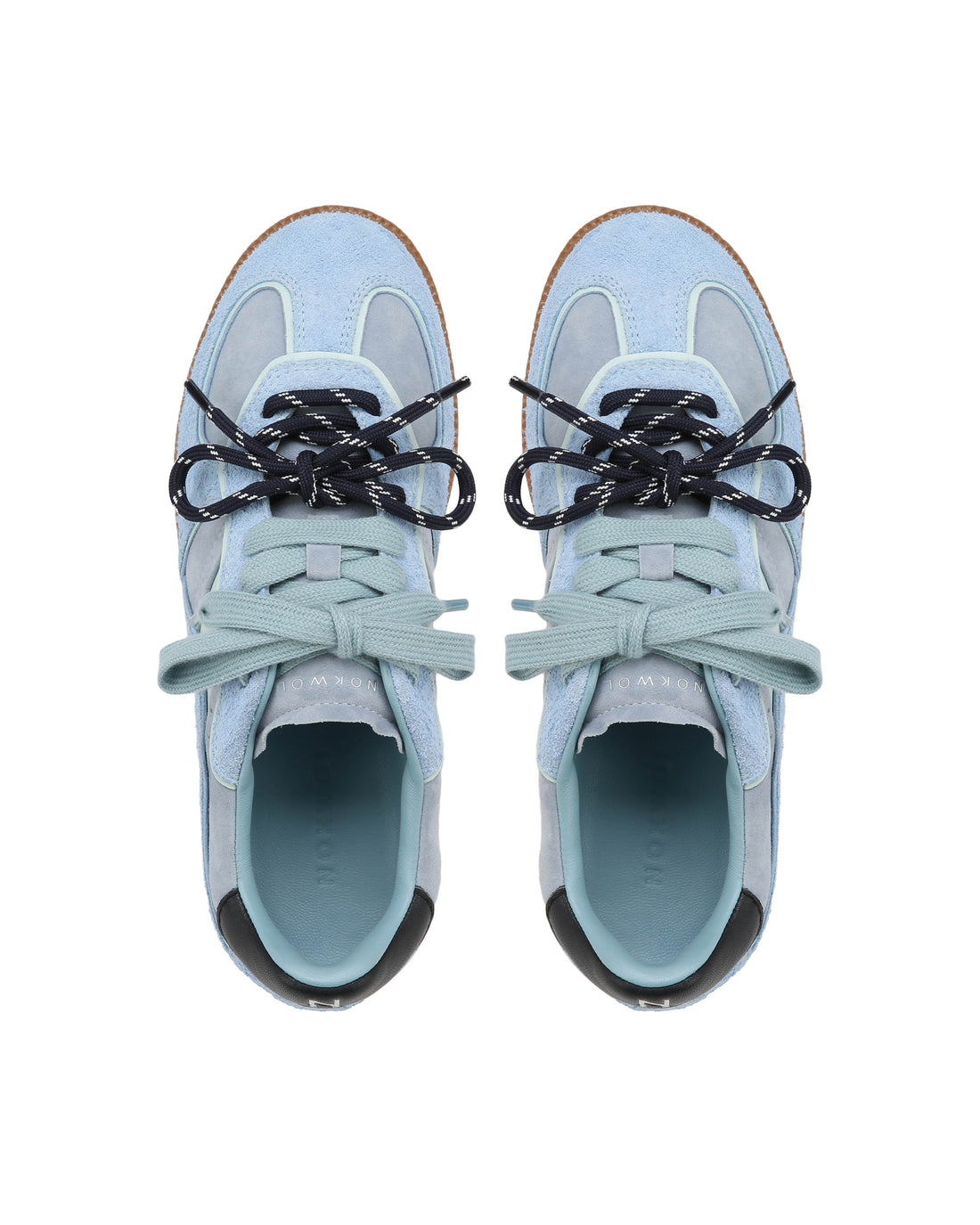 August Blue Hairy Suede