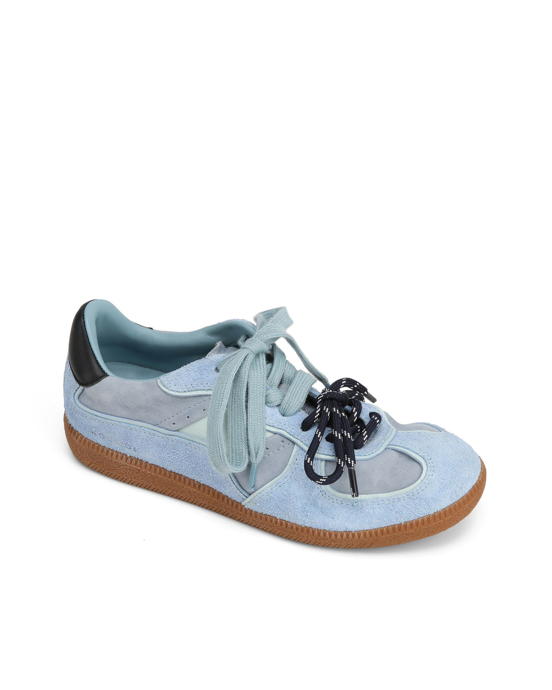 August Blue Hairy Suede