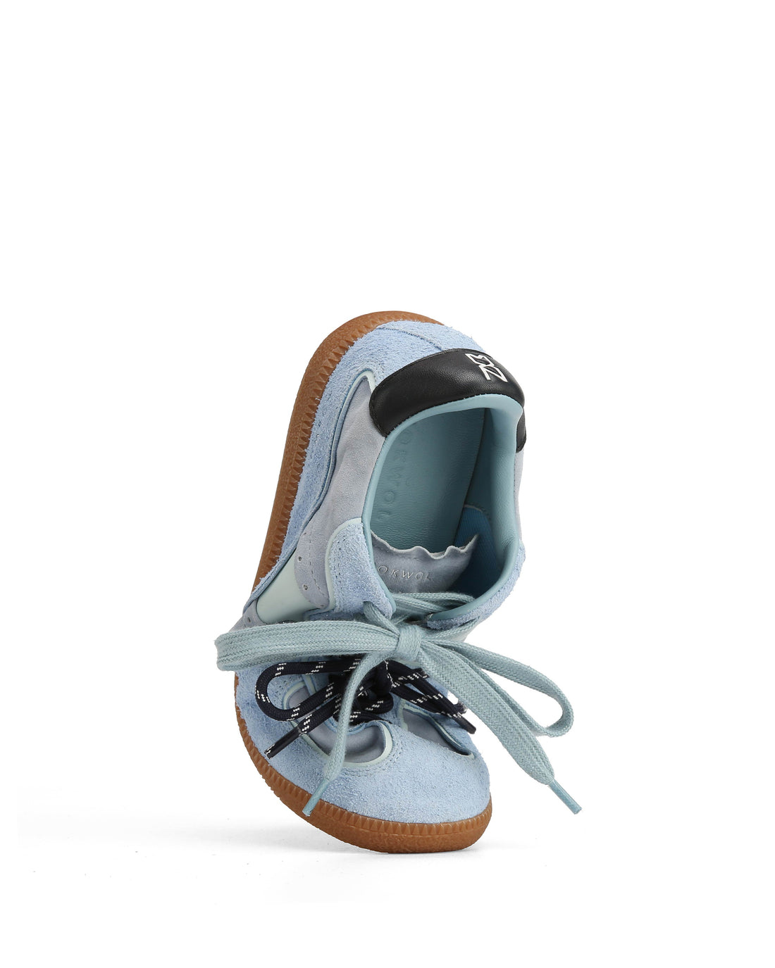 August Blue Hairy Suede