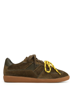 August Khaki Suede