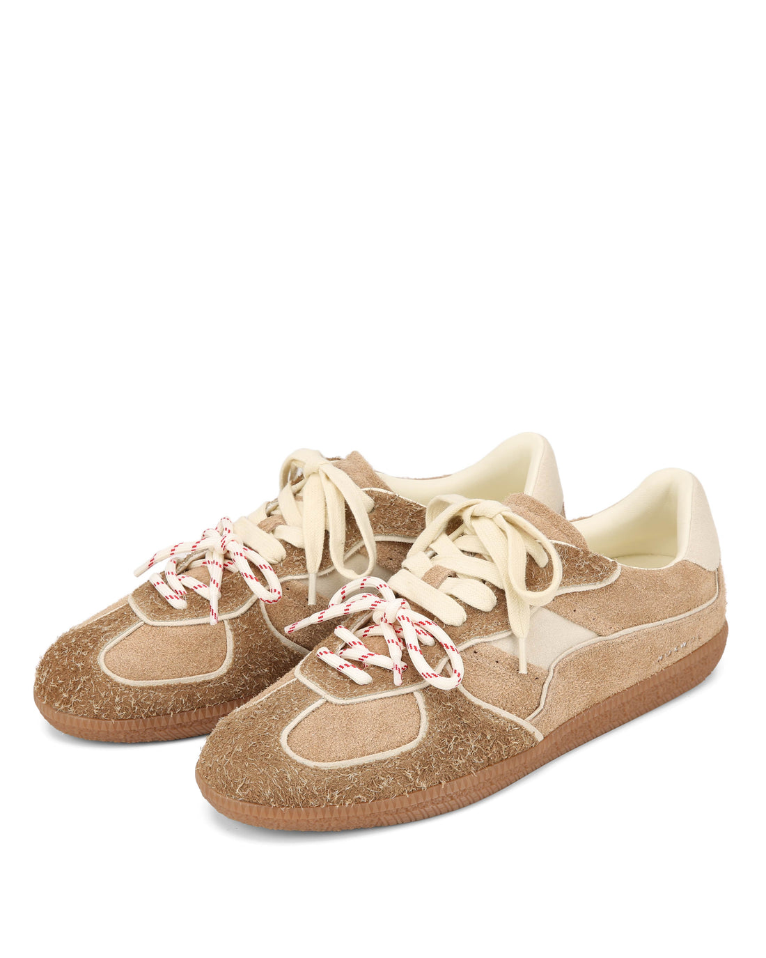 August-M Beige Rugged Suede