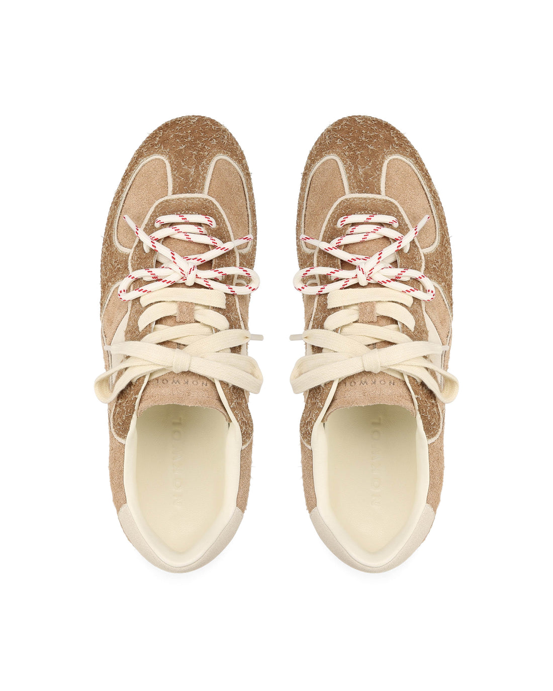 August-M Beige Rugged Suede