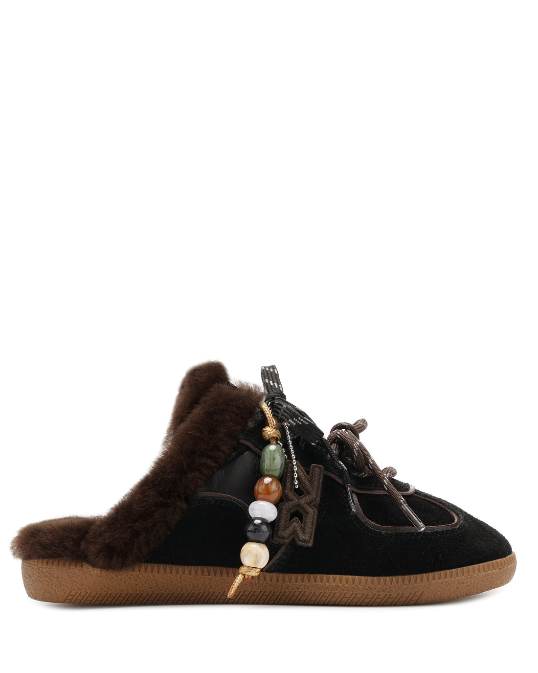 August Mule Black Suede
