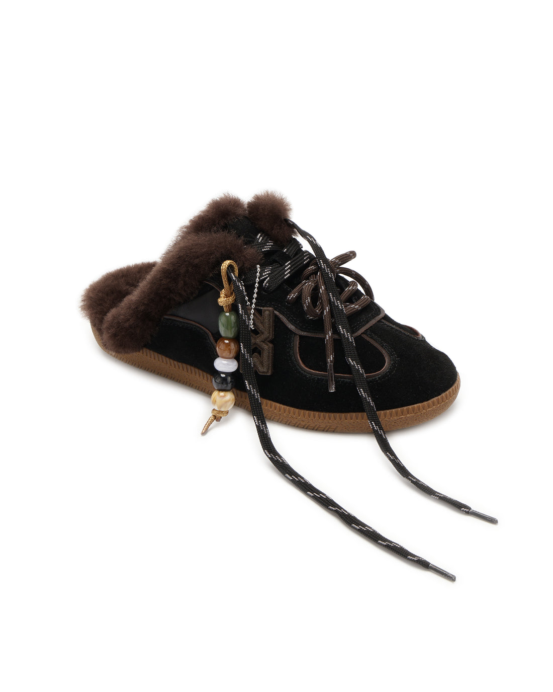 August Mule Black Suede
