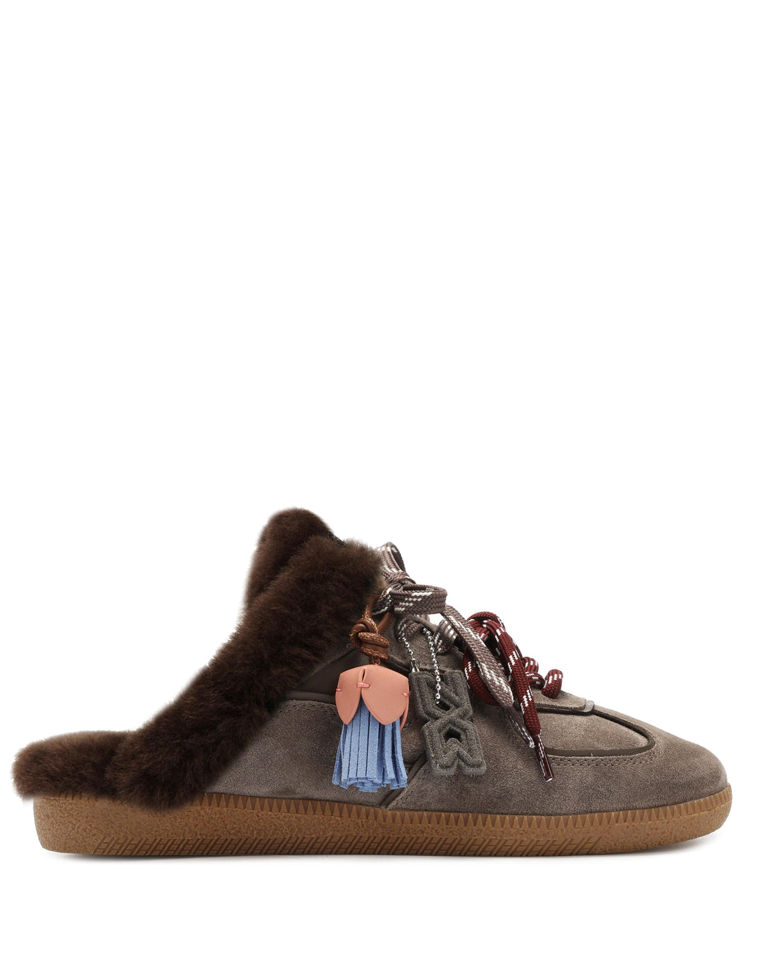August Mule Smog Suede