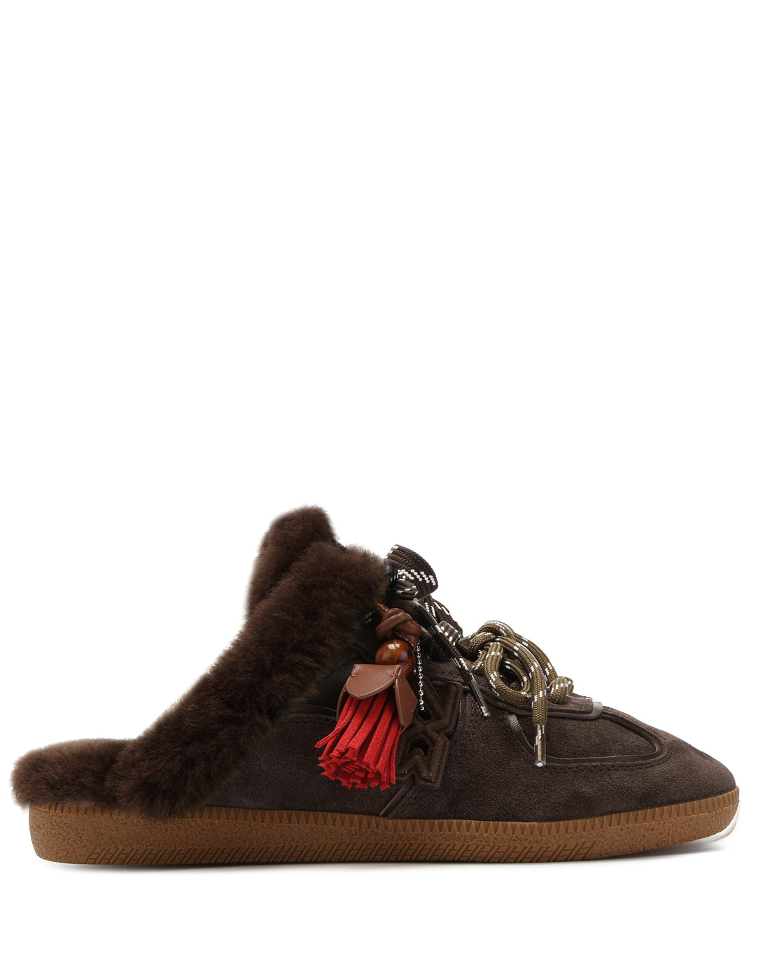 August Mule Umber Suede