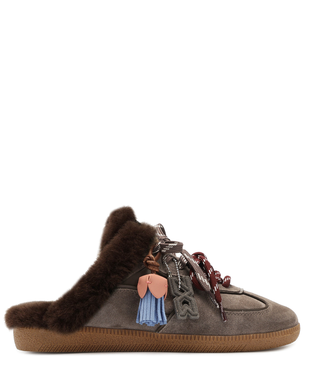 August Mule Smog Suede