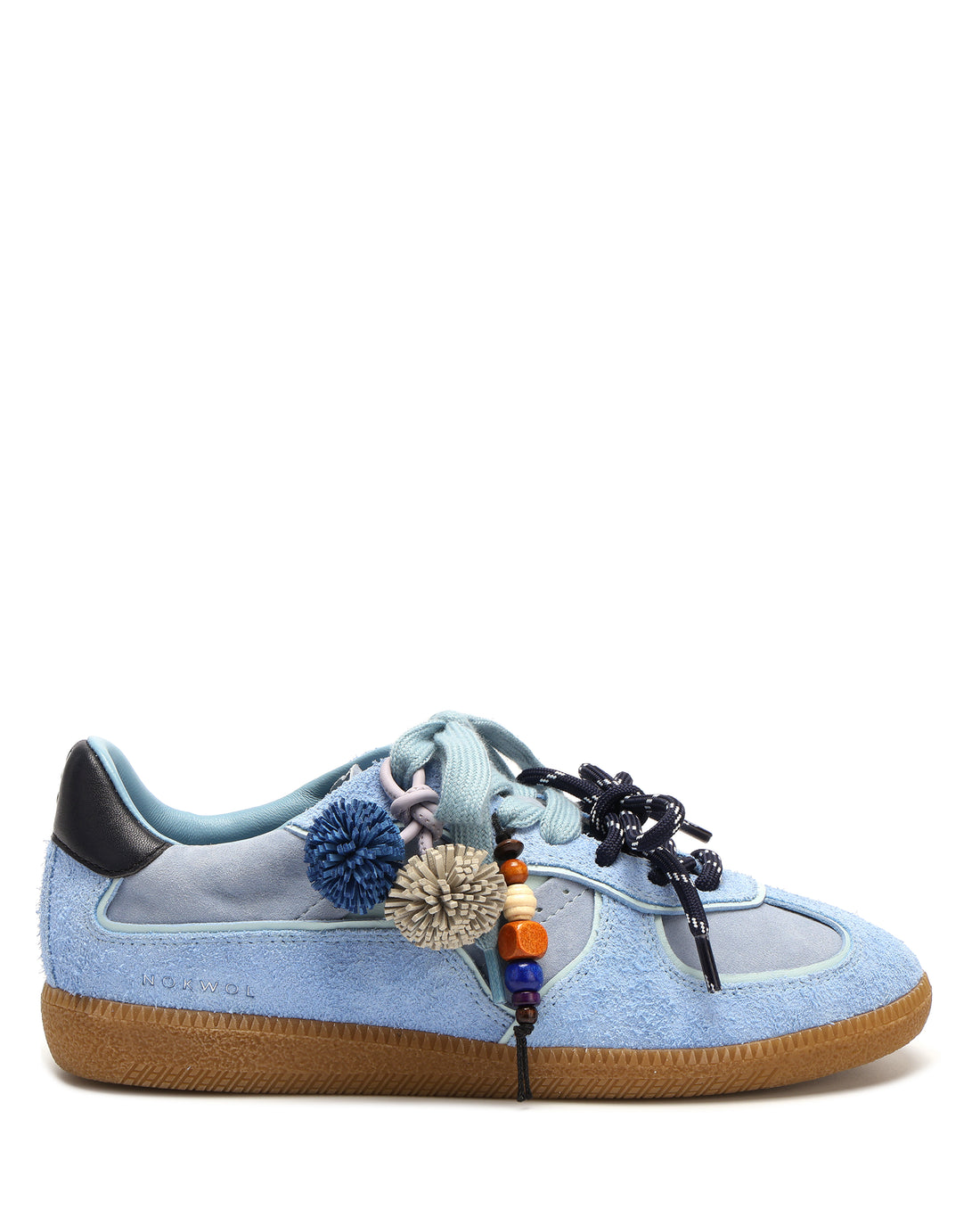 August Blue Hairy Suede
