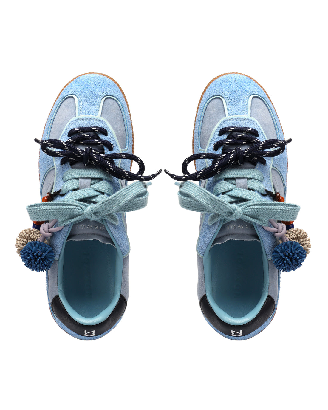 August Blue Hairy Suede