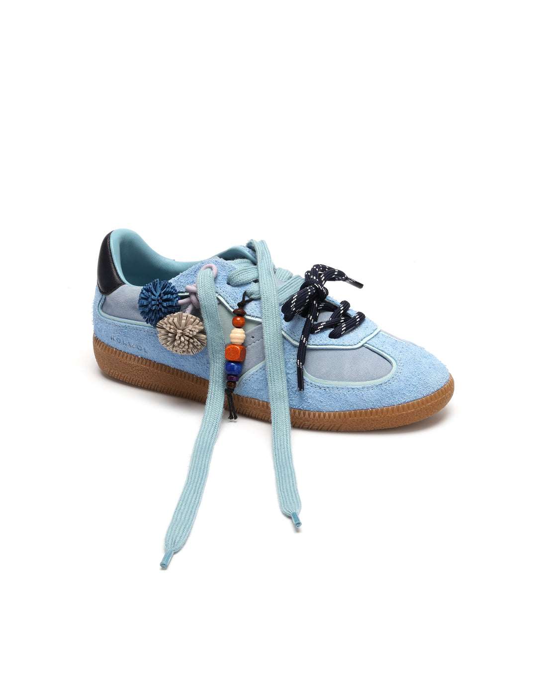 August Blue Hairy Suede