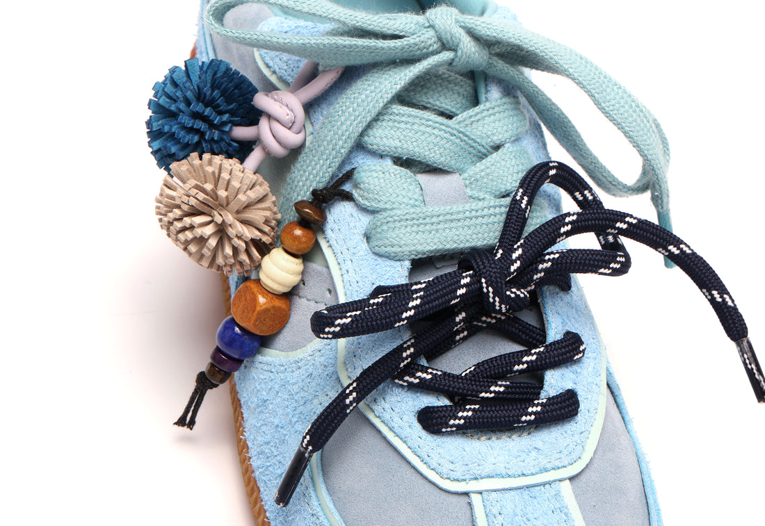 August Blue Hairy Suede