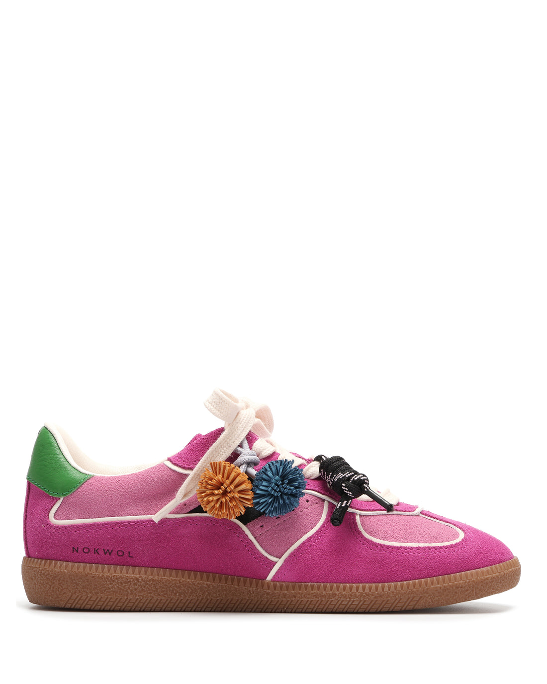 August Dark Rose Red Leather