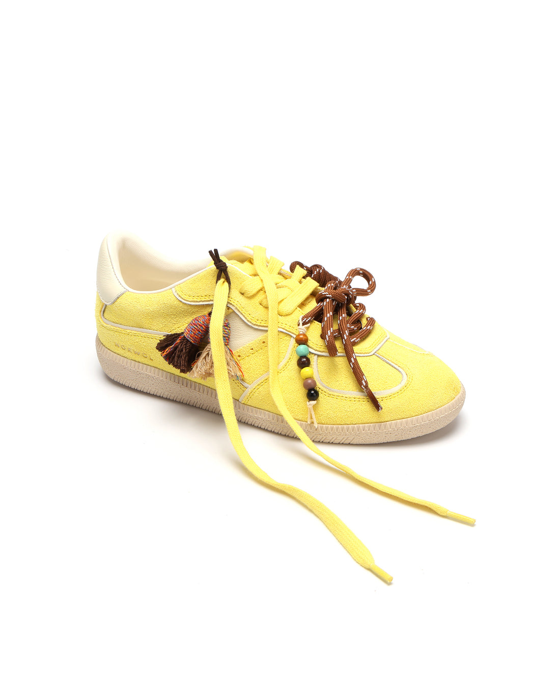 August Lemon Yellow Suede