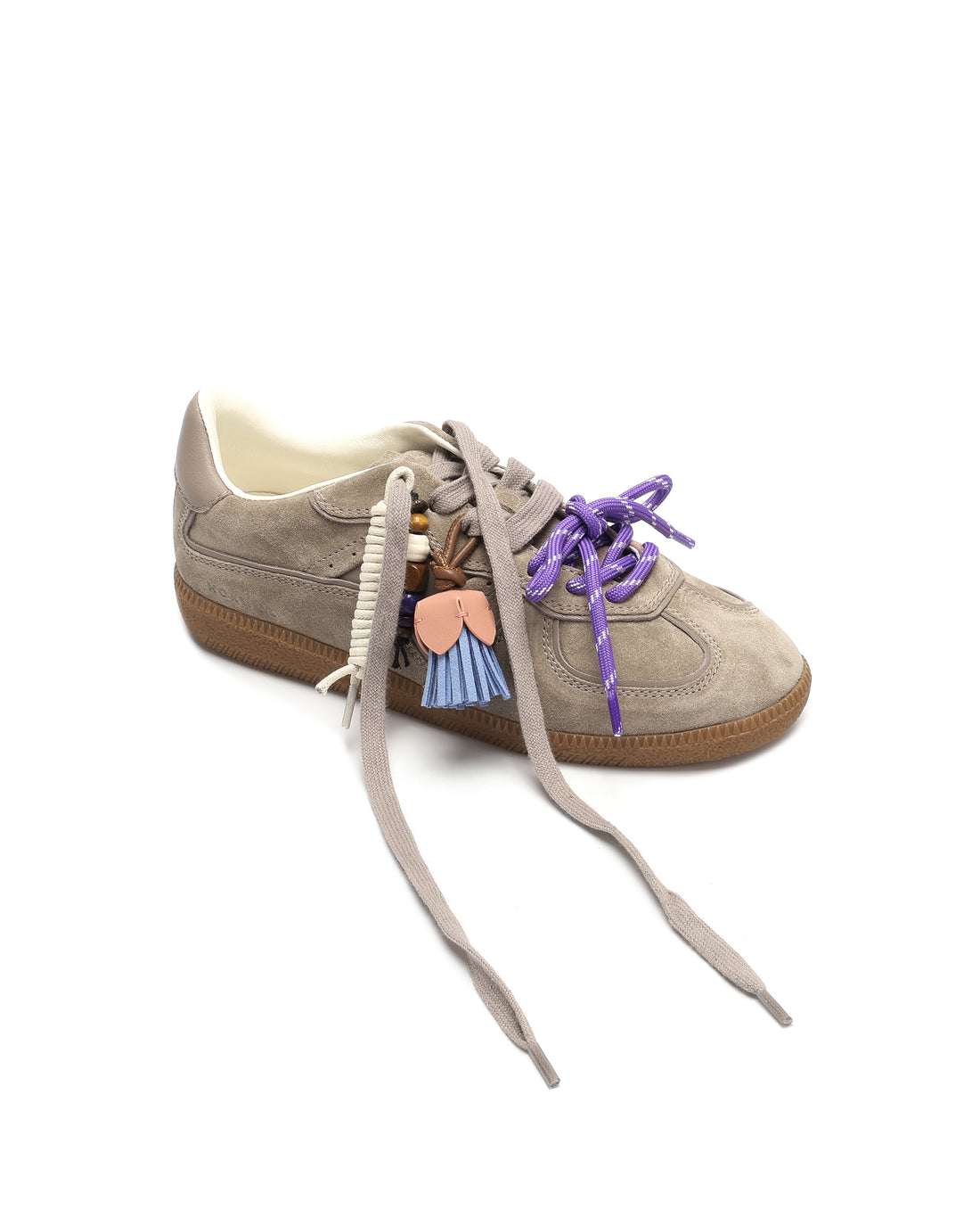 August Taupe Suede