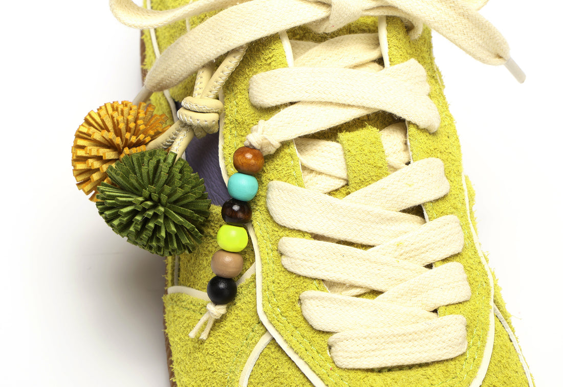 August Yellow/Green Leather