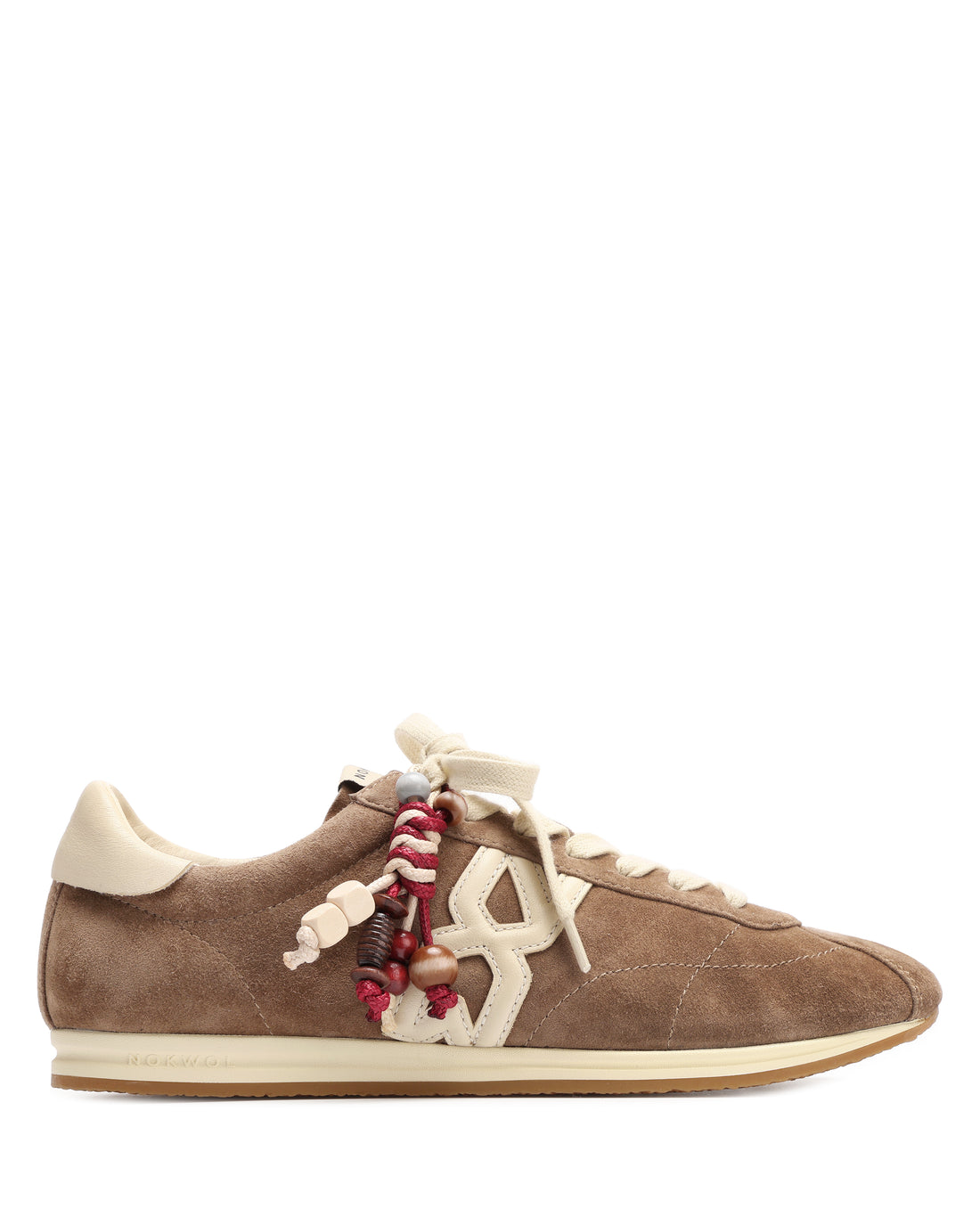 Avenue Mushroom/Off White Suede/Leather