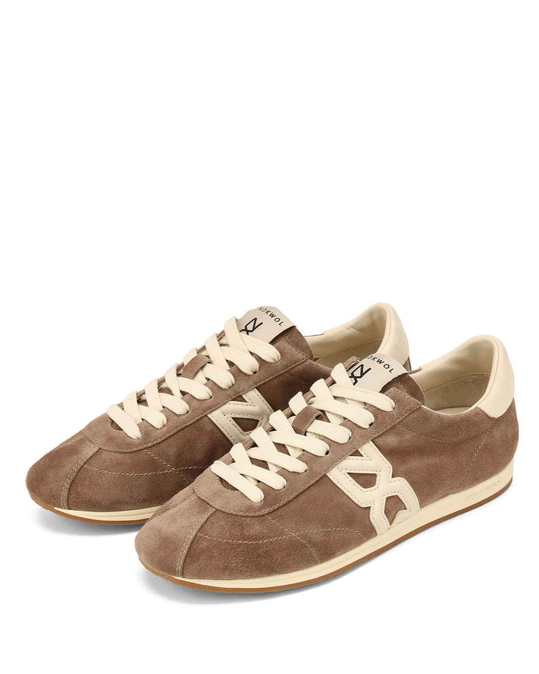 Avenue Mushroom/Off White Suede/Leather